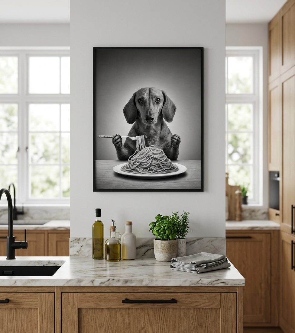 Schleckermäulchen – Personalisiertes Haustier Poster