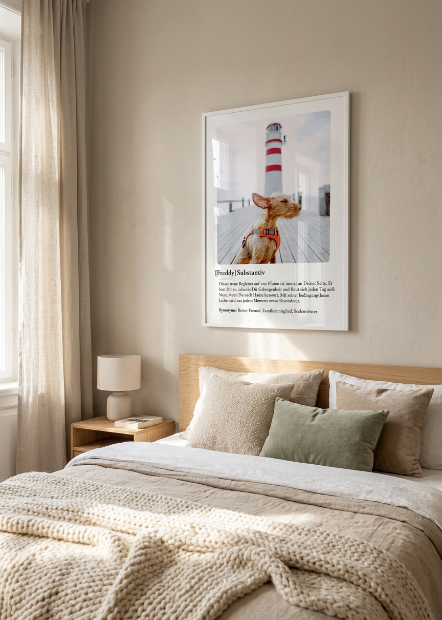 Personalisiertes Haustier Poster – Definition Fellnase