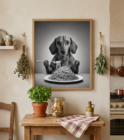 Schleckermäulchen – Personalisiertes Haustier Poster