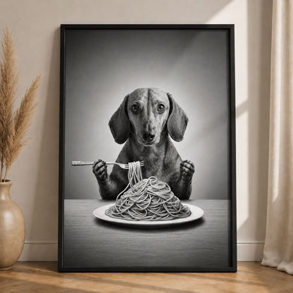Schleckermäulchen – Personalisiertes Haustier Poster